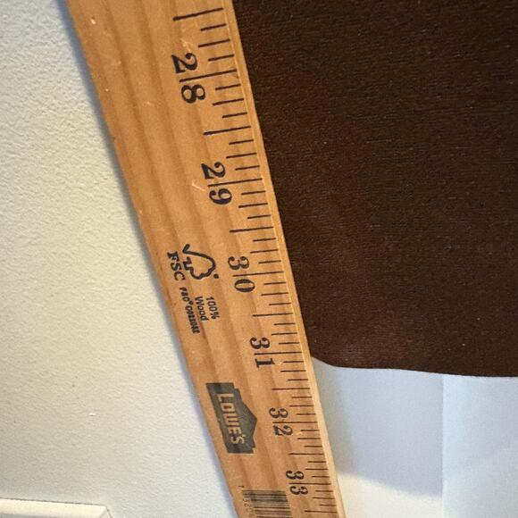 Coldwater Creek Pants Women 10 Brown Classic Fit Trouser Stretch Straight Ponte - Picture 5 of 11